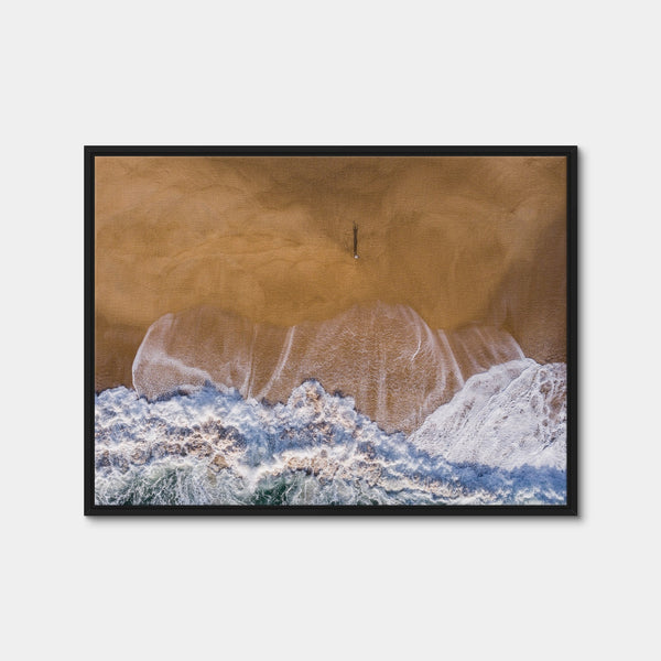Wave Watcher Wall Art — Framed Canvas Format preview