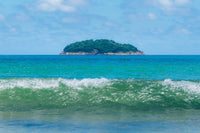 Wave and Island Wall Art