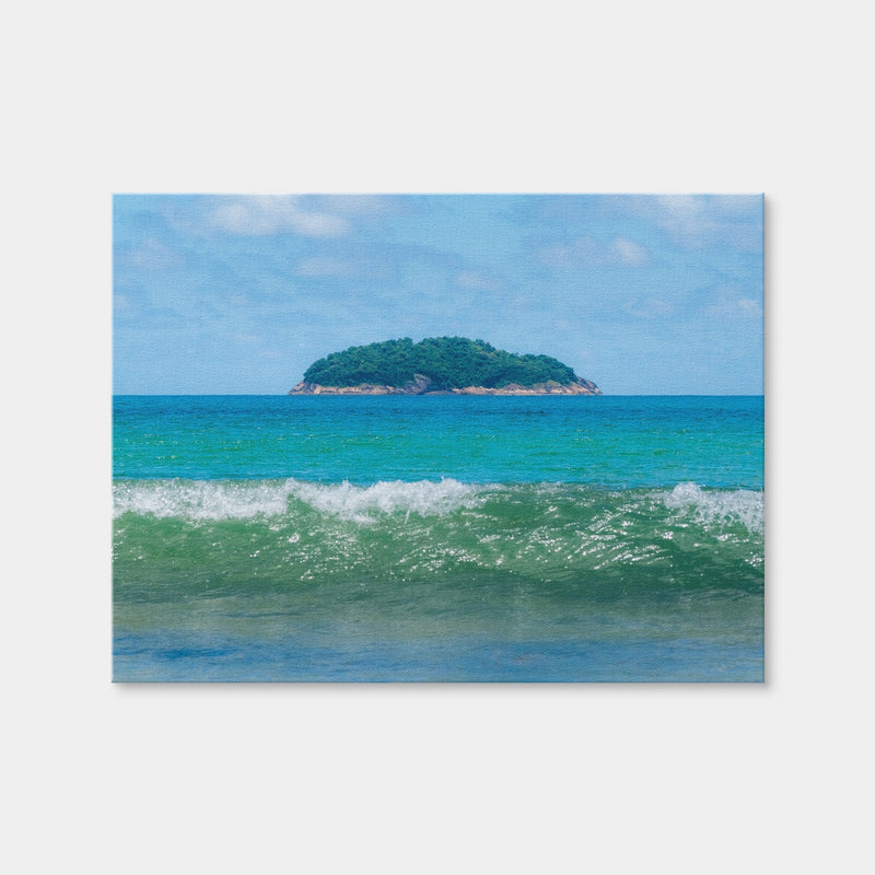 AUTO-MOCKUP WHITE | Wave and Island | 1 Piece | Gallery Wrap | group=4x3