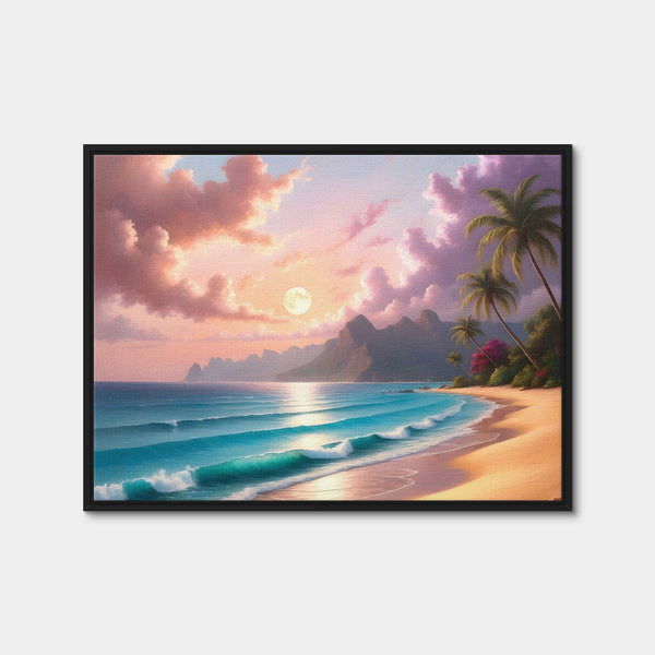 Waves of Serenity Wall Art — Framed Canvas Format preview