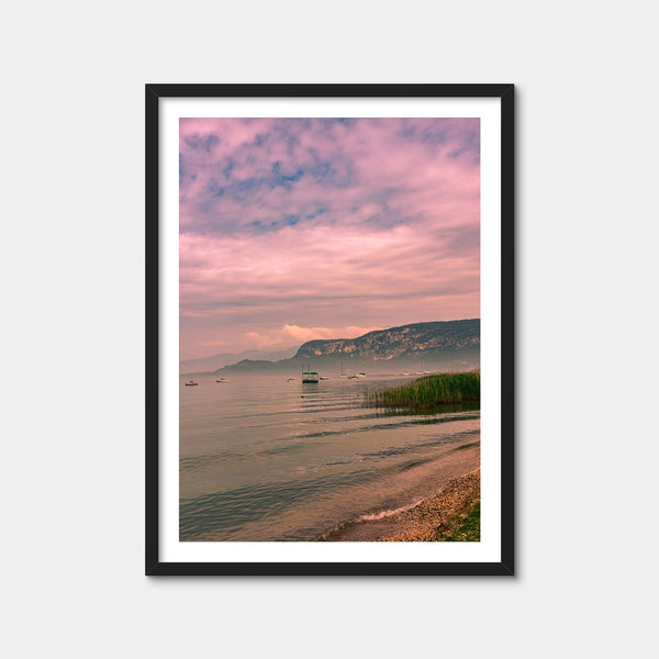 Waves on Lake Wall Art — Framed Print Format preview