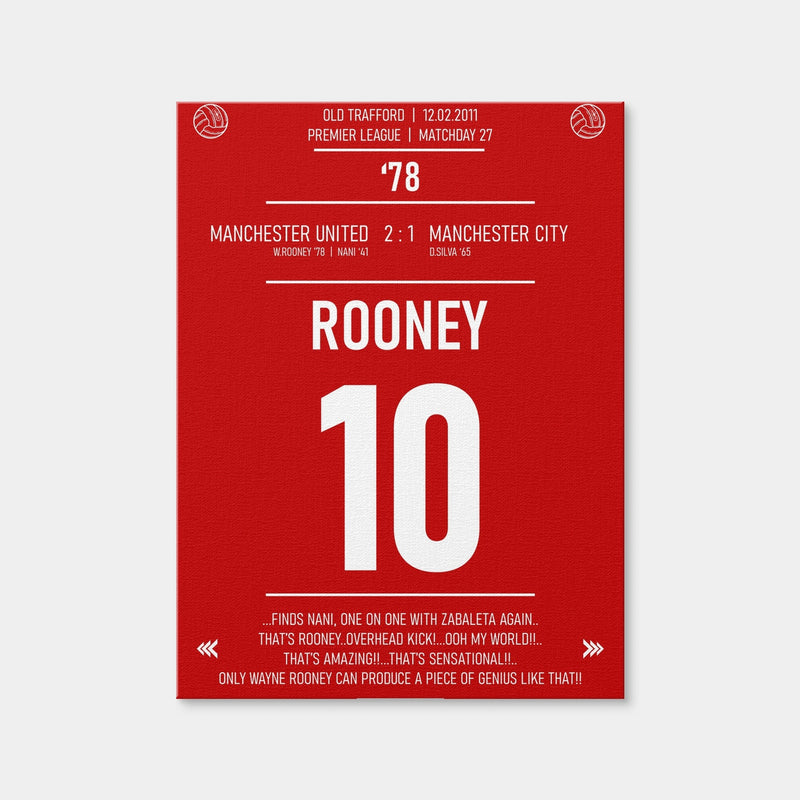 AUTO-MOCKUP WHITE | Wayne Rooney | 1 Piece | Gallery Wrap Canvas | group=3x4