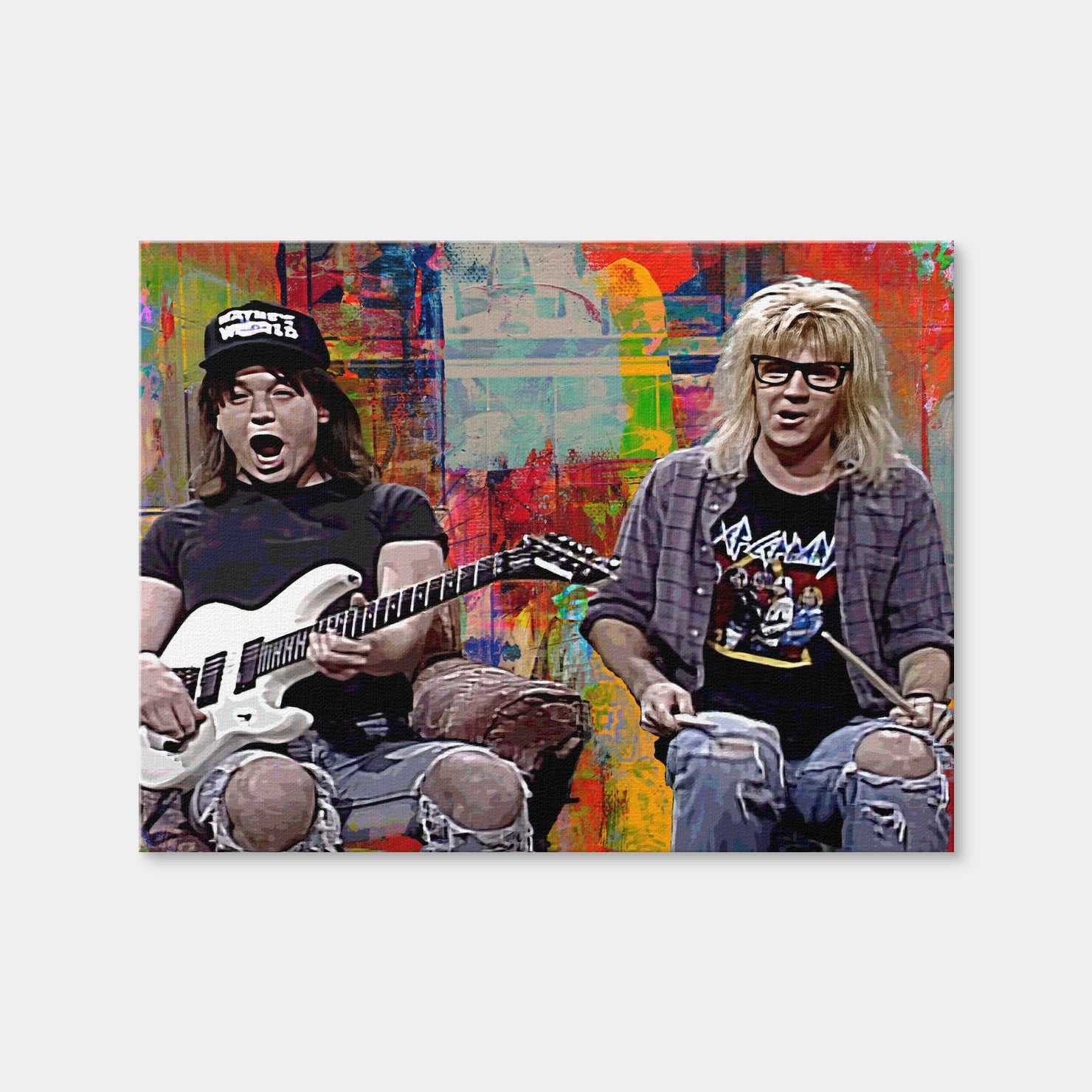 AUTO-MOCKUP WHITE | Wayne's World | 1 Piece | Gallery Wrap | group=4x3