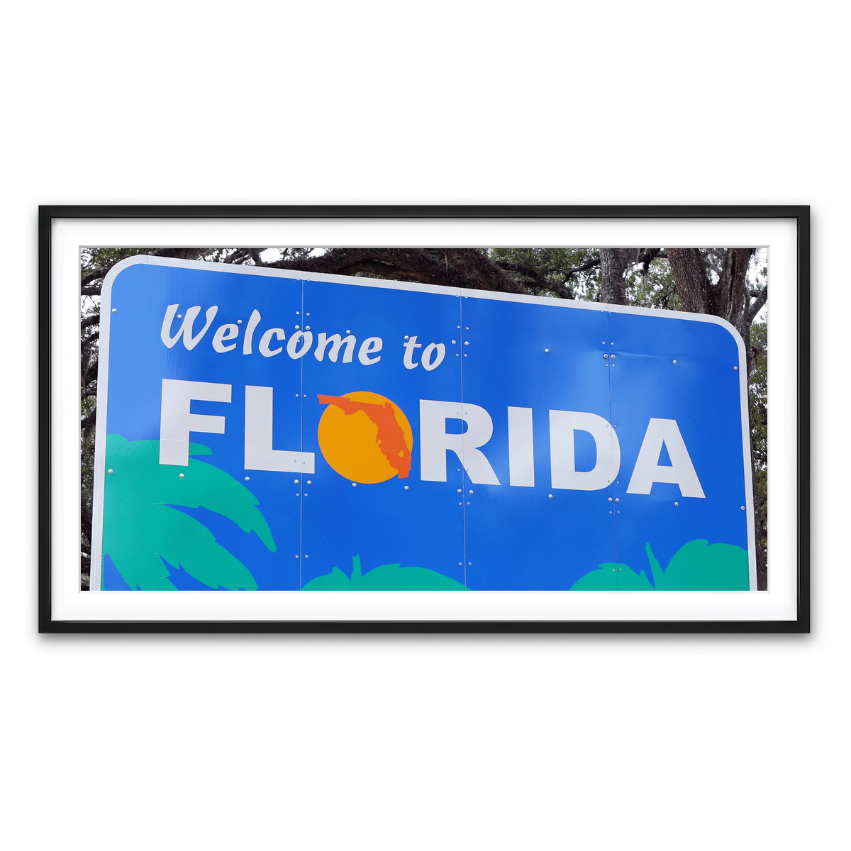 Framed Print 2x1 Black