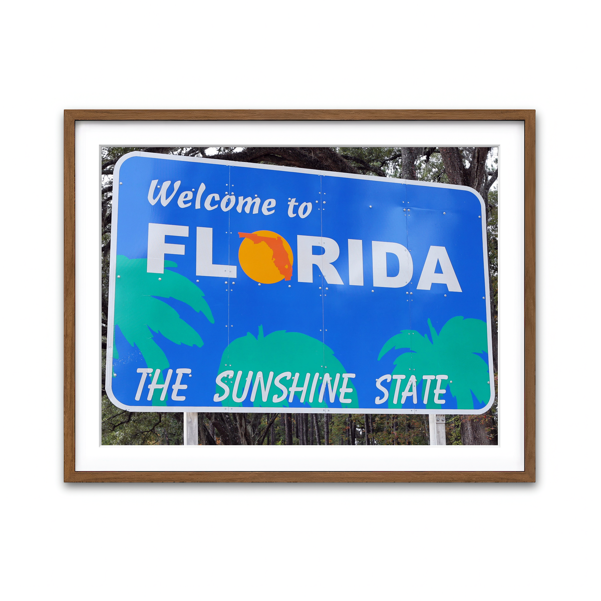 Framed Print 4x3 Walnut