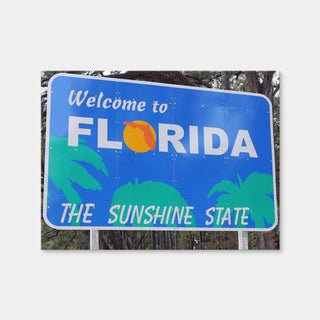 AUTO-MOCKUP WHITE | Welcome to Florida | 1 Piece | Gallery Wrap | group=4x3