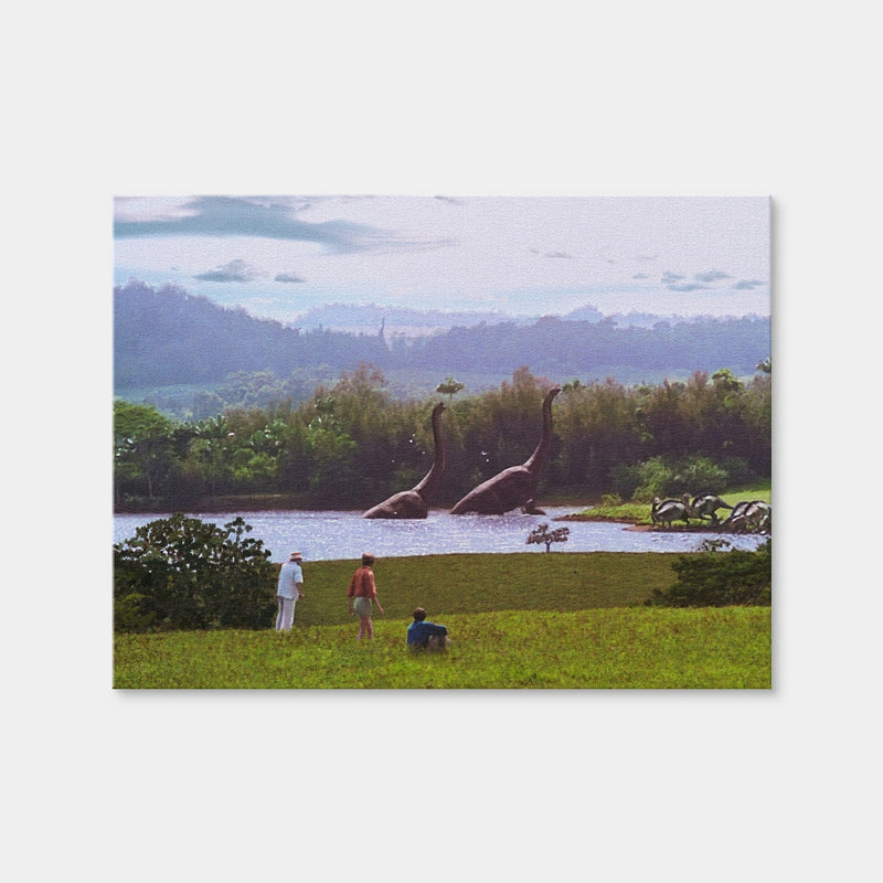 AUTO-MOCKUP WHITE | Welcome to Jurassic Park | 1 Piece | Gallery Wrap | group=4x3
