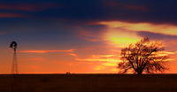West Texas Sunset Wall Art