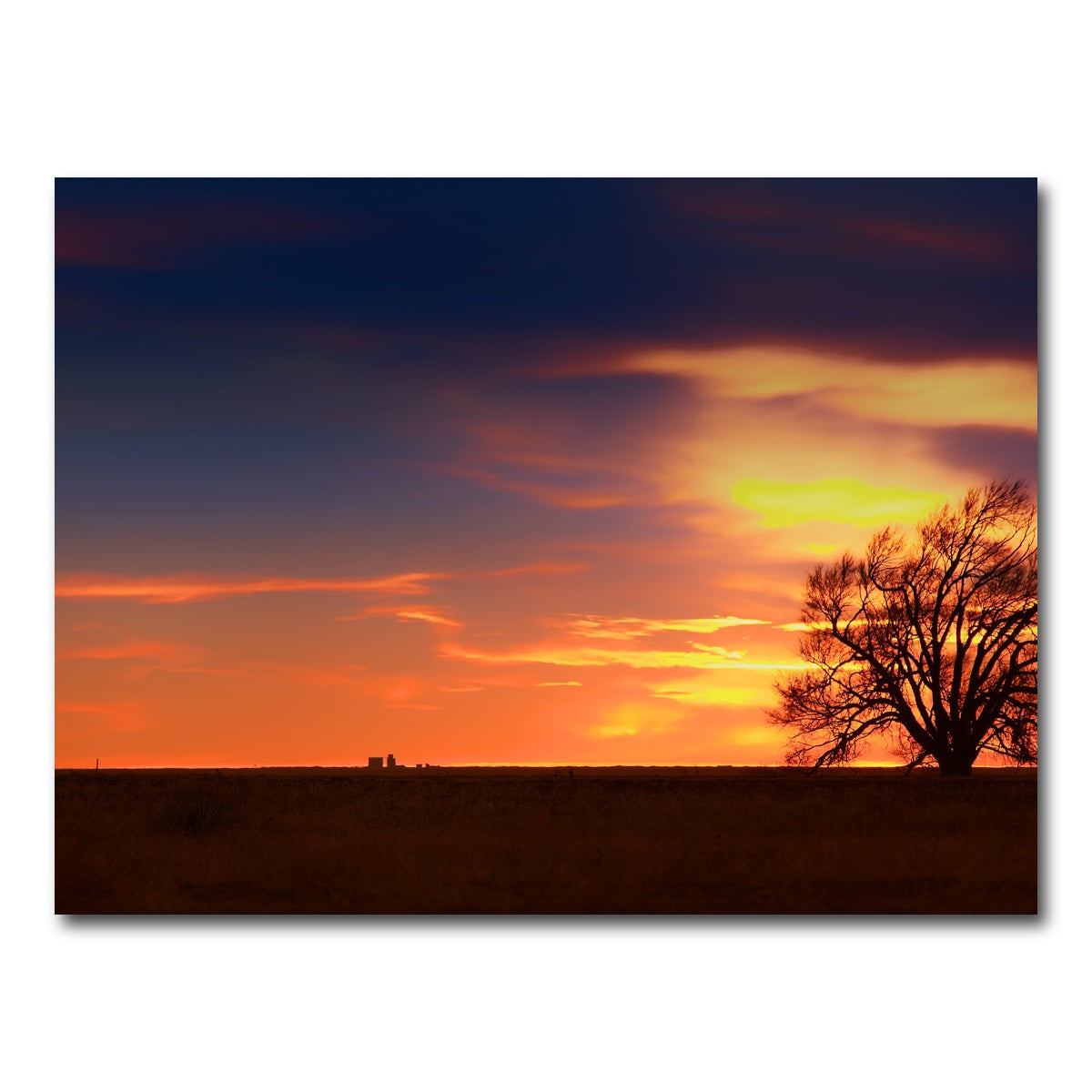 AUTO-MOCKUP WHITE | West Texas Sunset | 1 Piece | Gallery Wrap Canvas | group=4x3