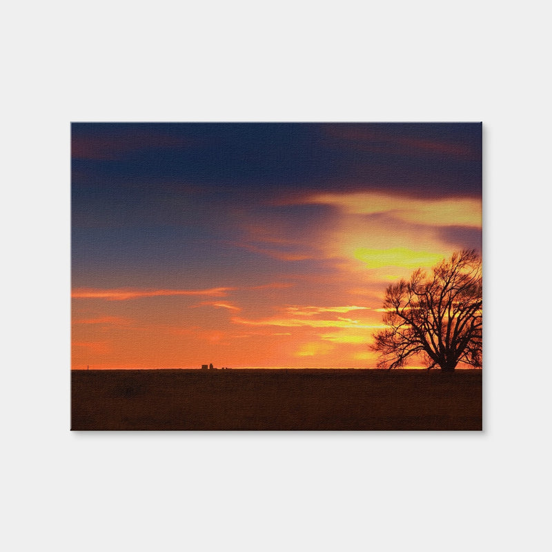 AUTO-MOCKUP WHITE | West Texas Sunset | 1 Piece | Gallery Wrap Canvas | group=4x3