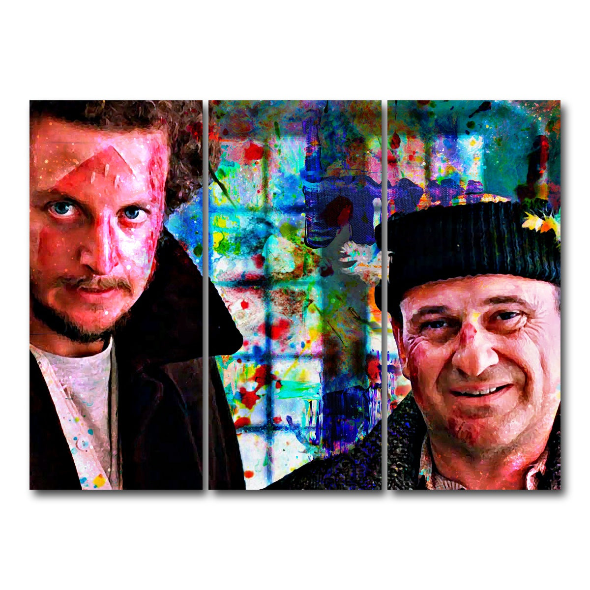 AUTO-MOCKUP WHITE | Wet Bandits | 3 Piece | Gallery Wrap Canvas | group=8x18