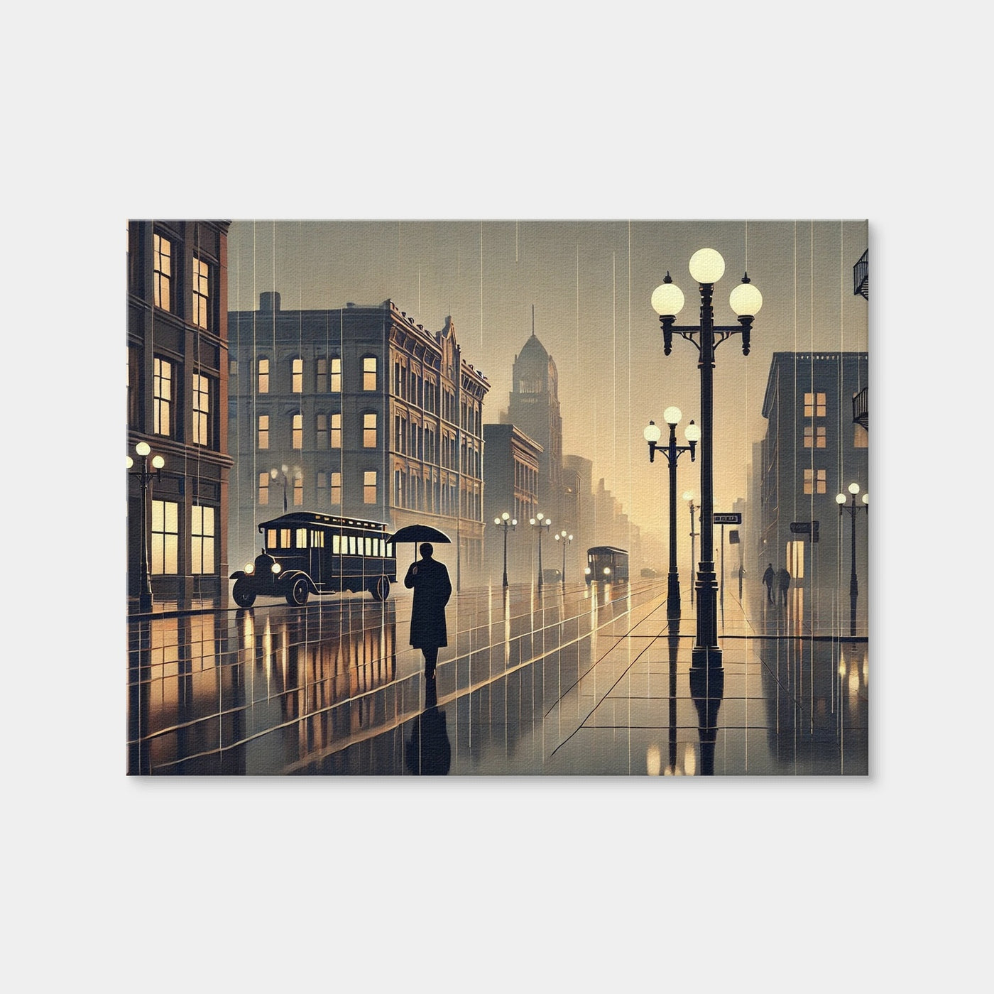 AUTO-MOCKUP WHITE | Wet Streets | 1 Piece | Gallery Wrap Canvas | group=4x3