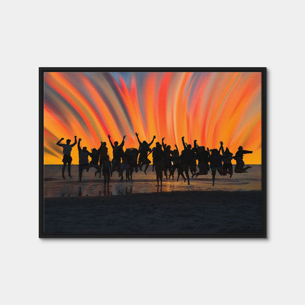 When I Say Jump Wall Art — Framed Canvas Format preview