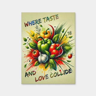 AUTO-MOCKUP WHITE | Where Taste and Love Collide | 1 Piece | Gallery Wrap | group=3x4