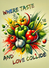 Where taste and love collide Wall Art