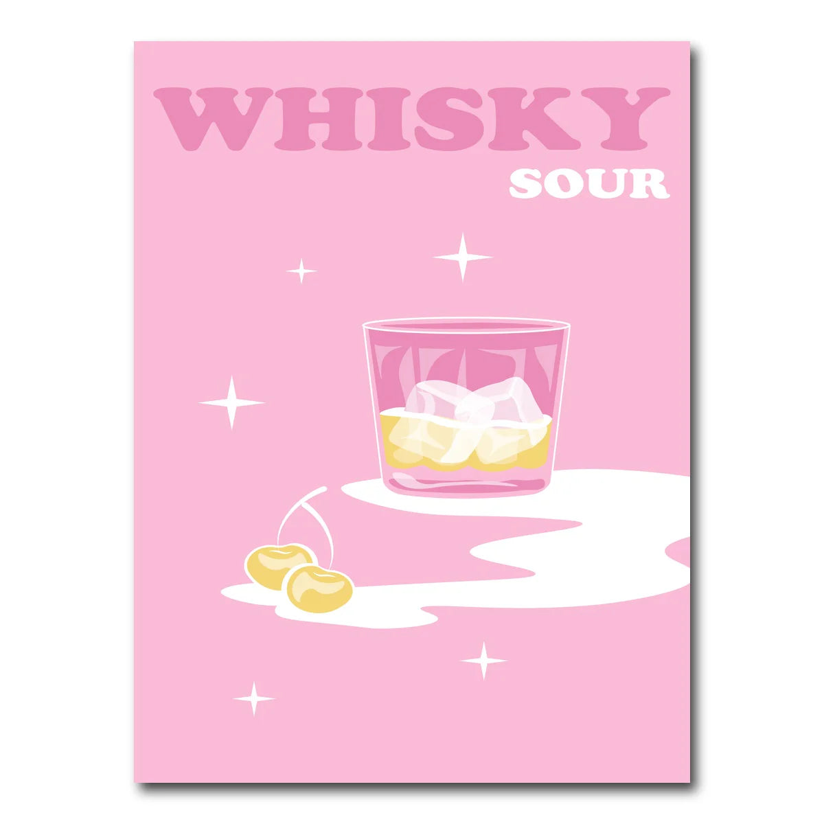 Whisky Sour Wall Art