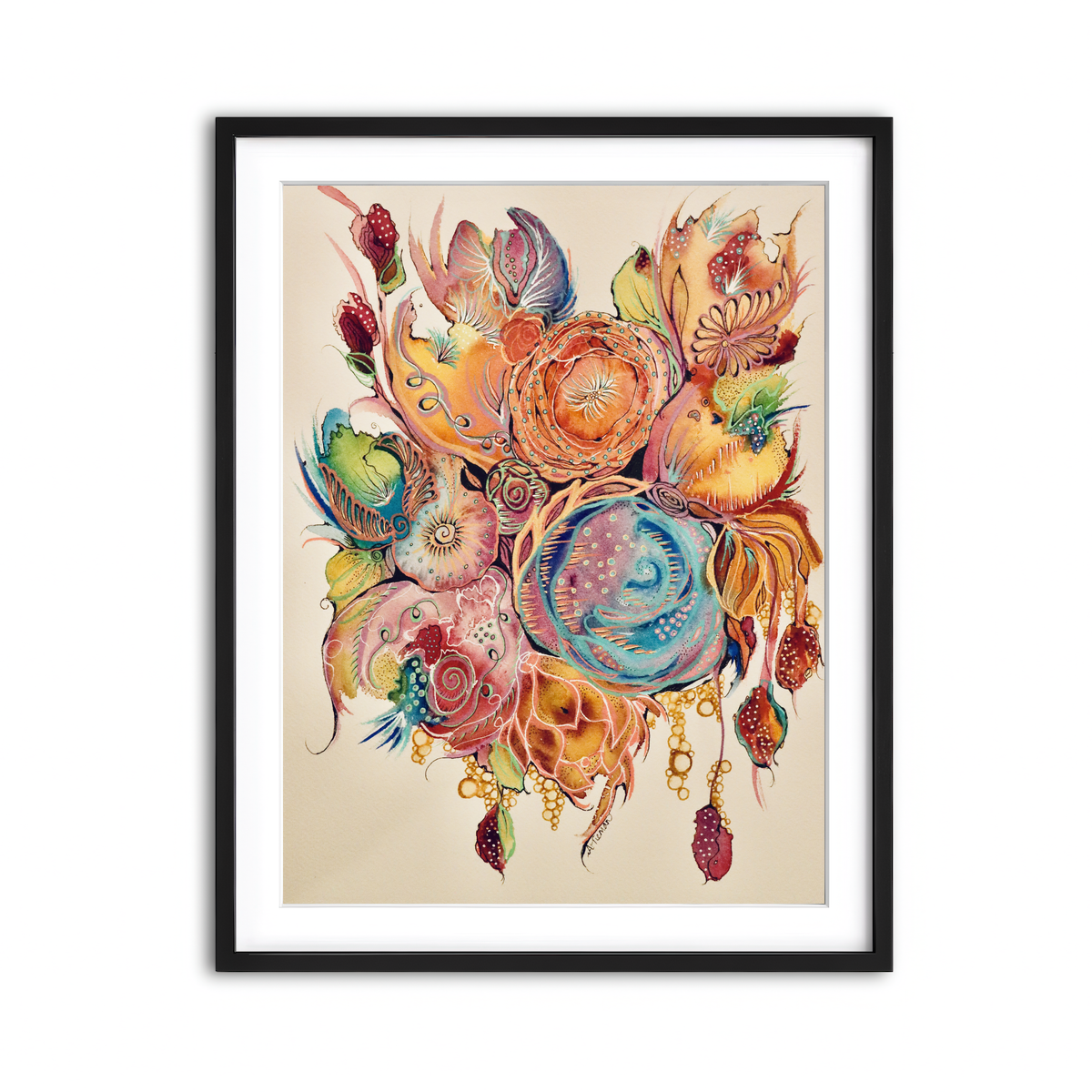 Framed Print 3x4 Black