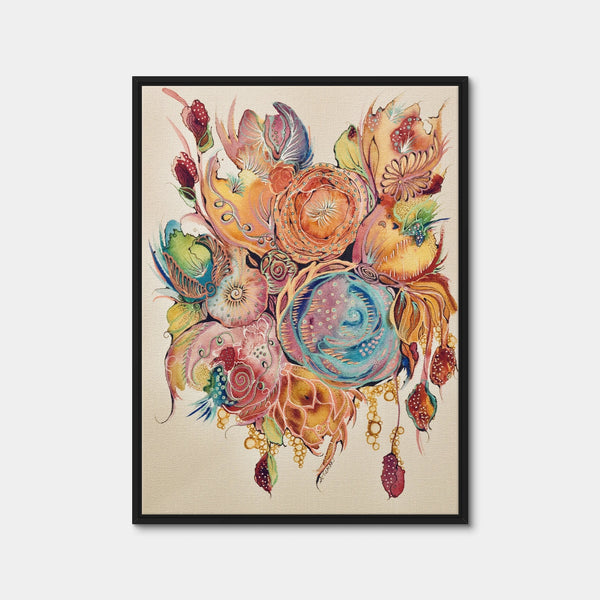Whisper Wall Art — Framed Canvas Format preview