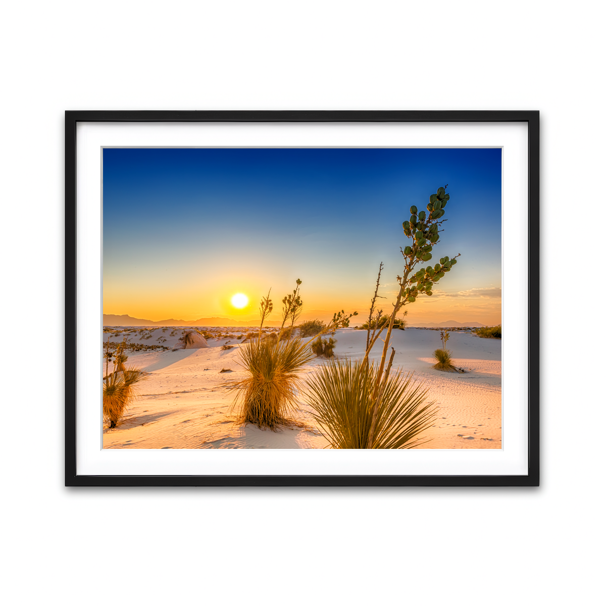 White Sands Sunset Wall Art