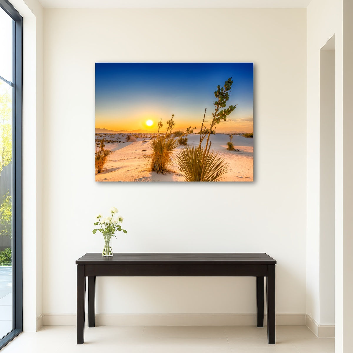 White Sands Sunset Wall Art