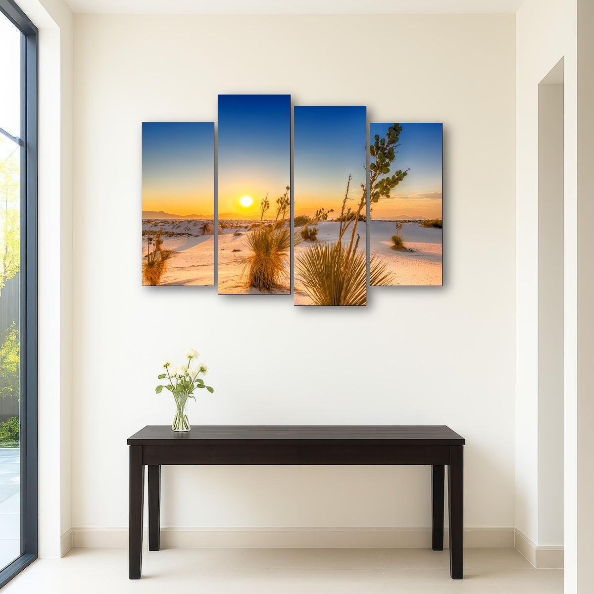 White Sands Sunset Wall Art