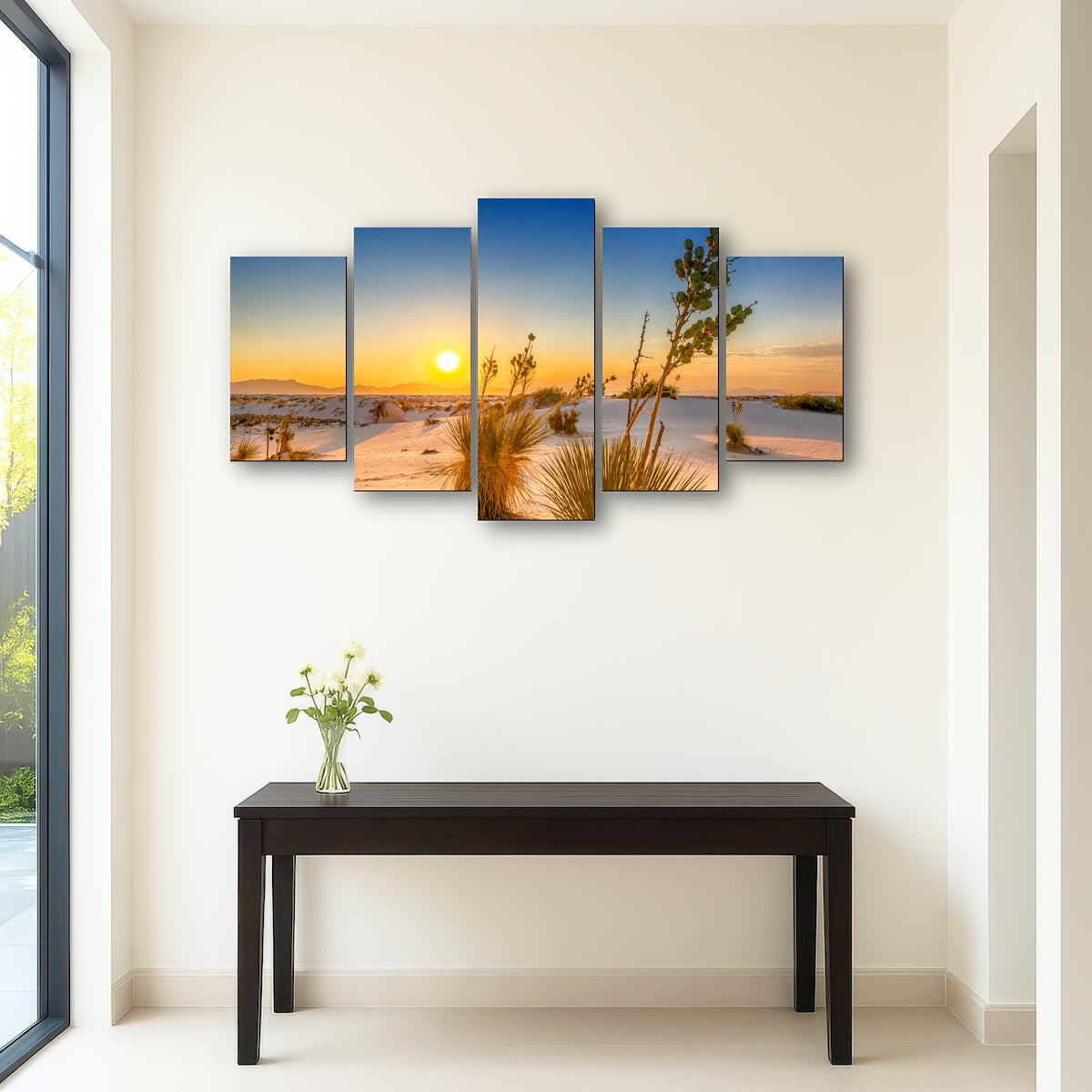 White Sands Sunset Wall Art