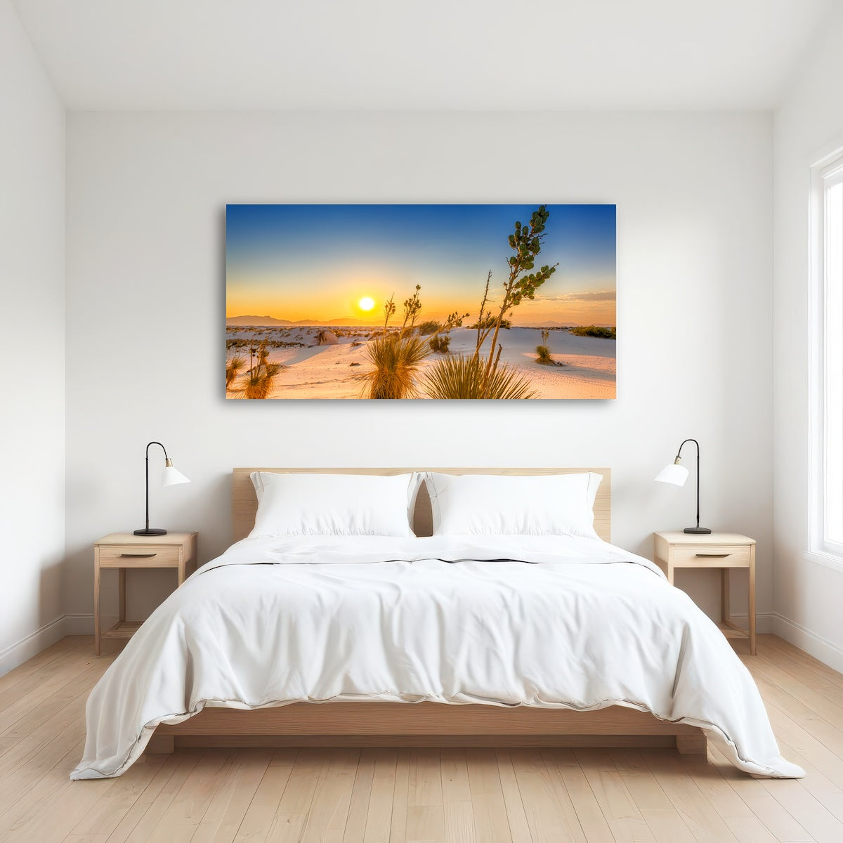 White Sands Sunset Wall Art