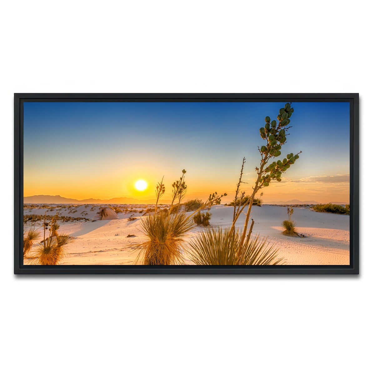 White Sands Sunset Wall Art
