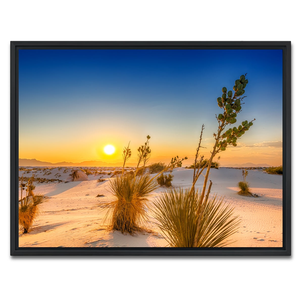 White Sands Sunset Wall Art