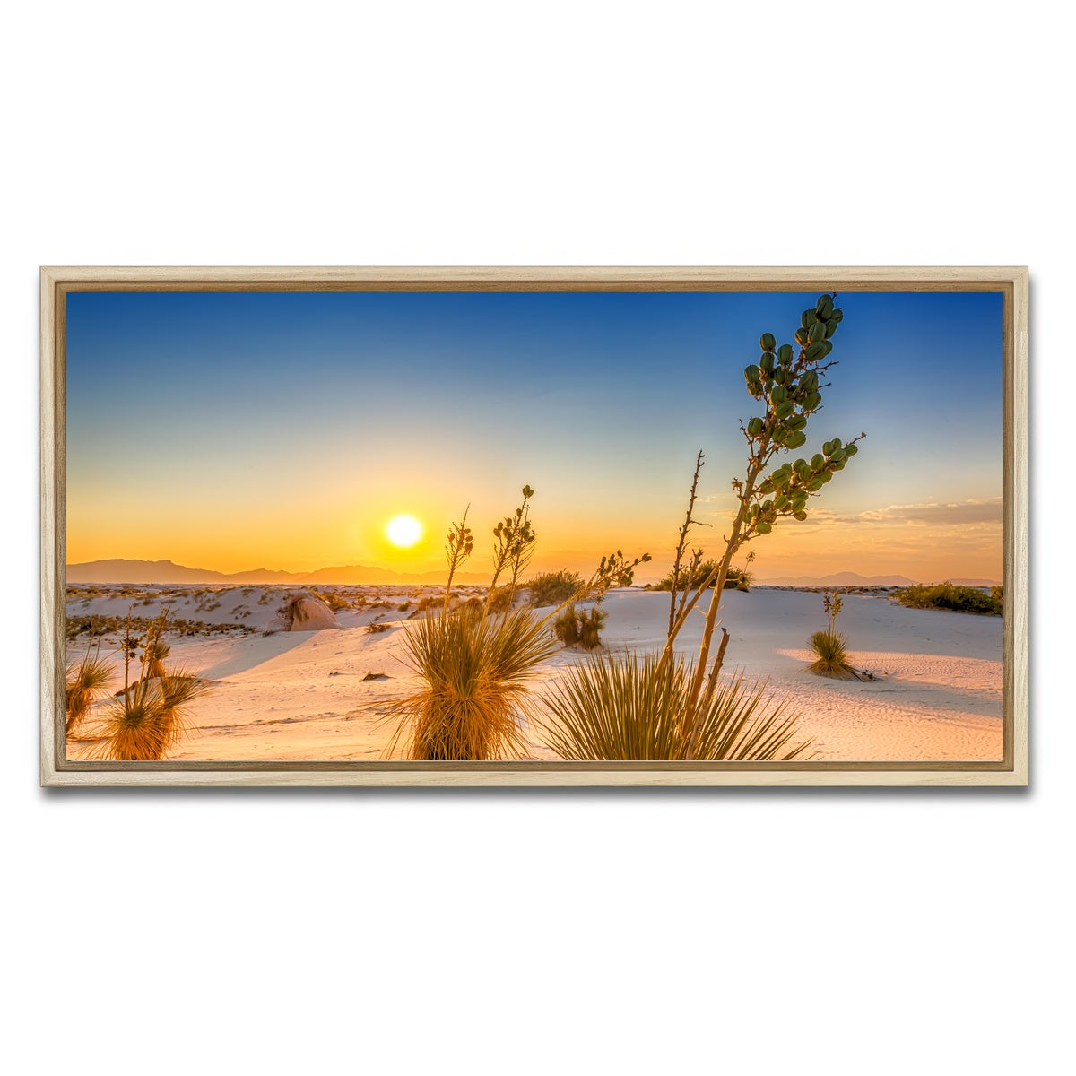 White Sands Sunset Wall Art
