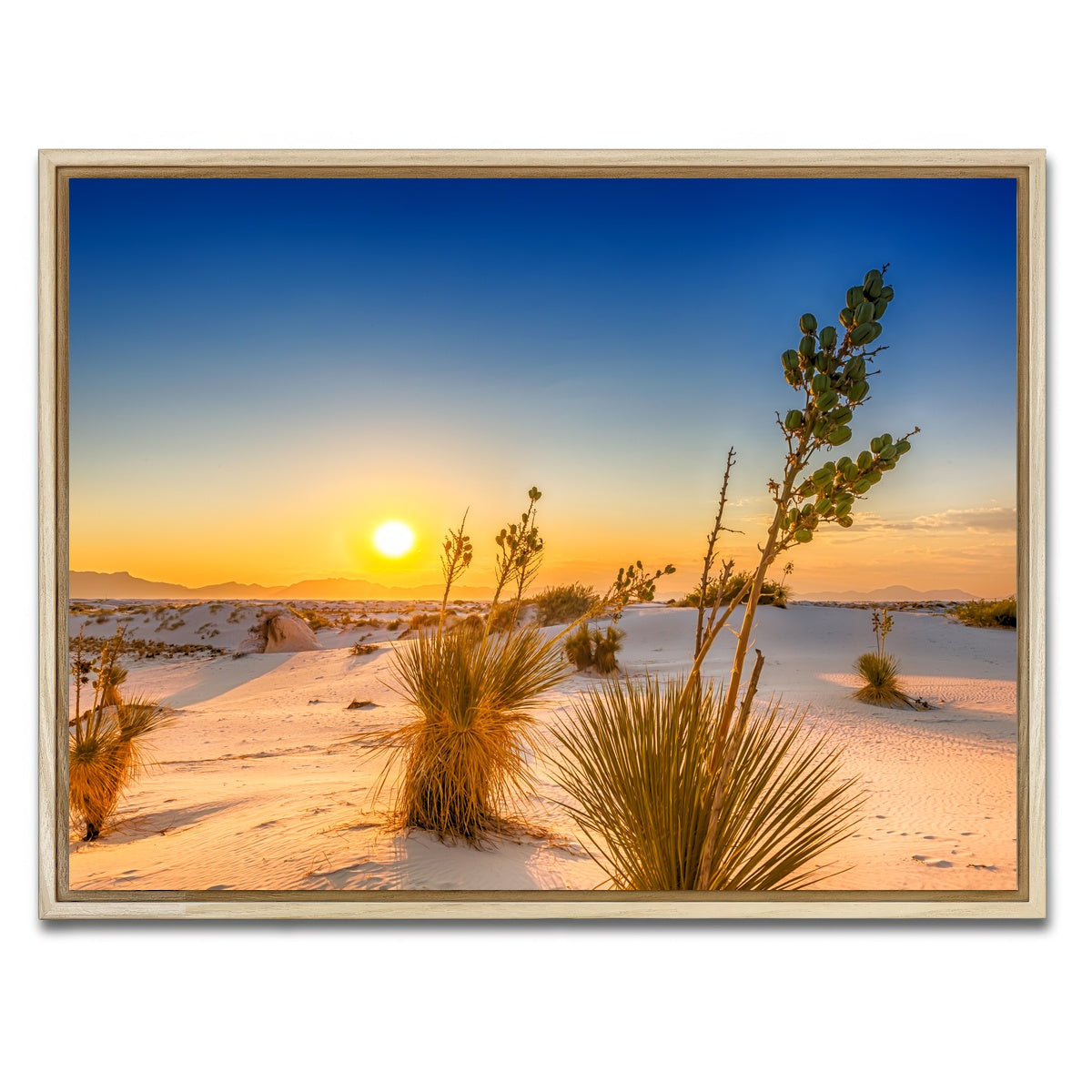 White Sands Sunset Wall Art