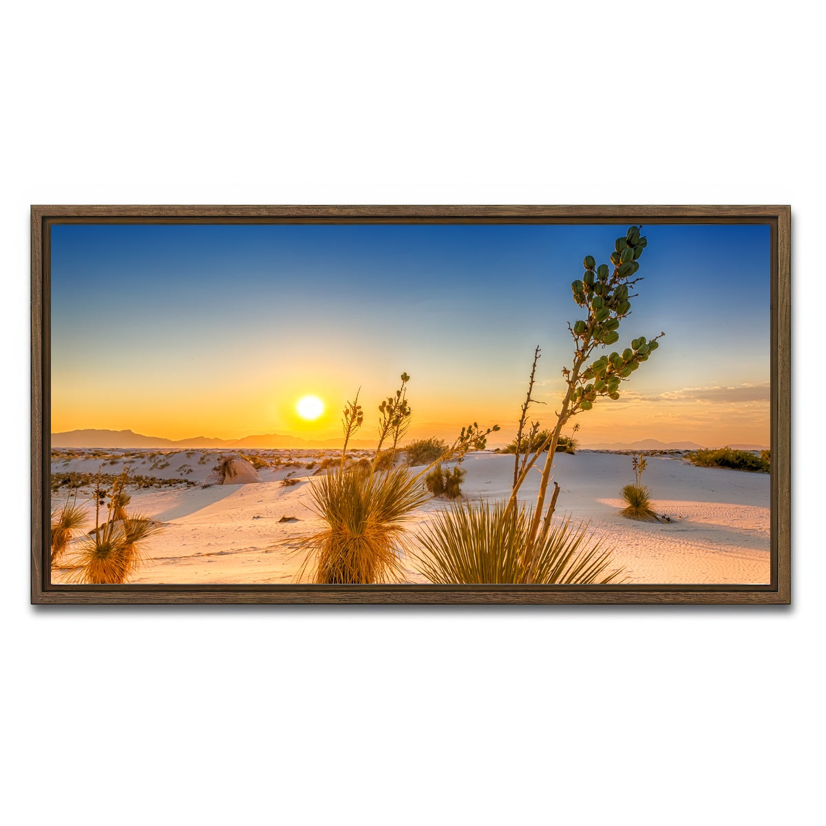 White Sands Sunset Wall Art
