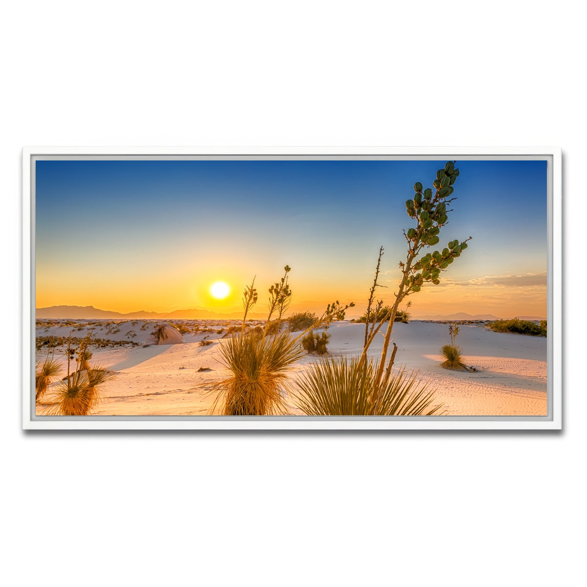 White Sands Sunset Wall Art