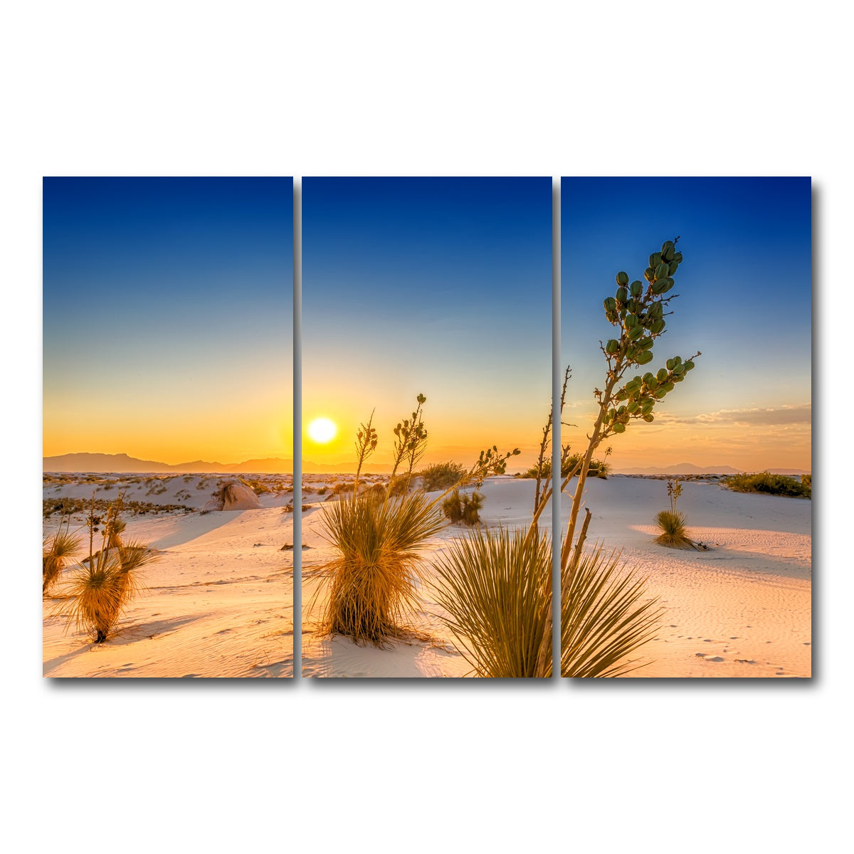White Sands Sunset Wall Art
