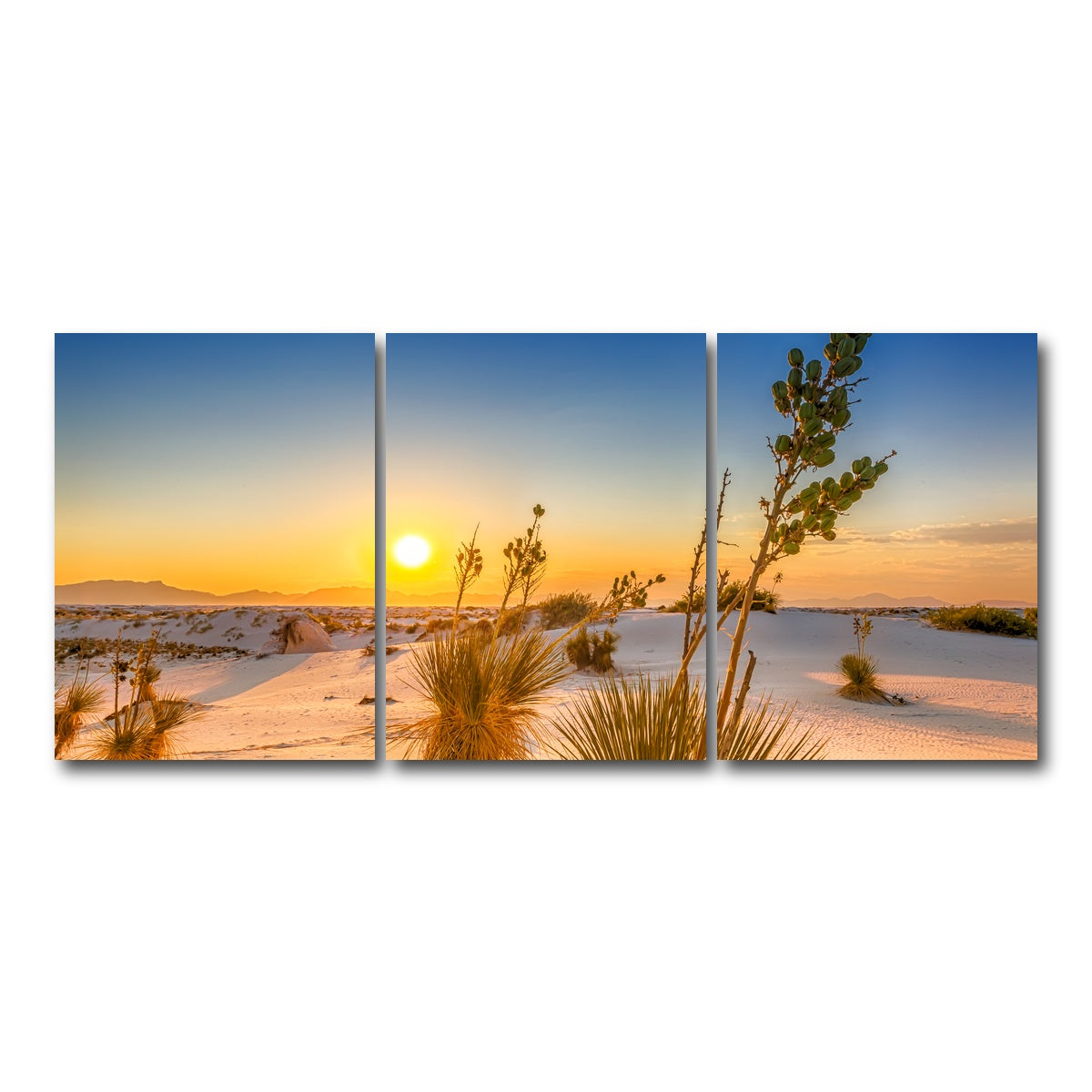 White Sands Sunset Wall Art