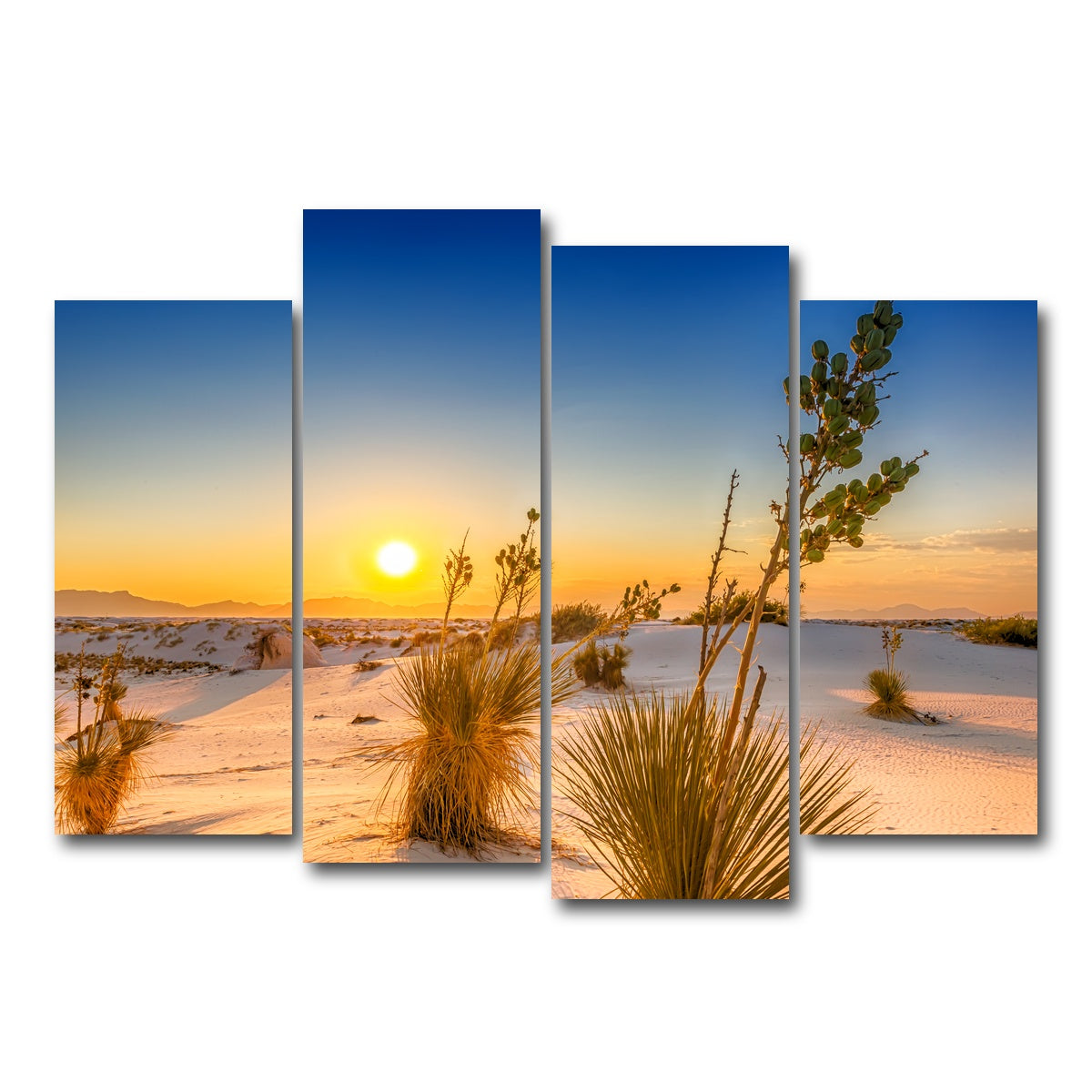 White Sands Sunset Wall Art