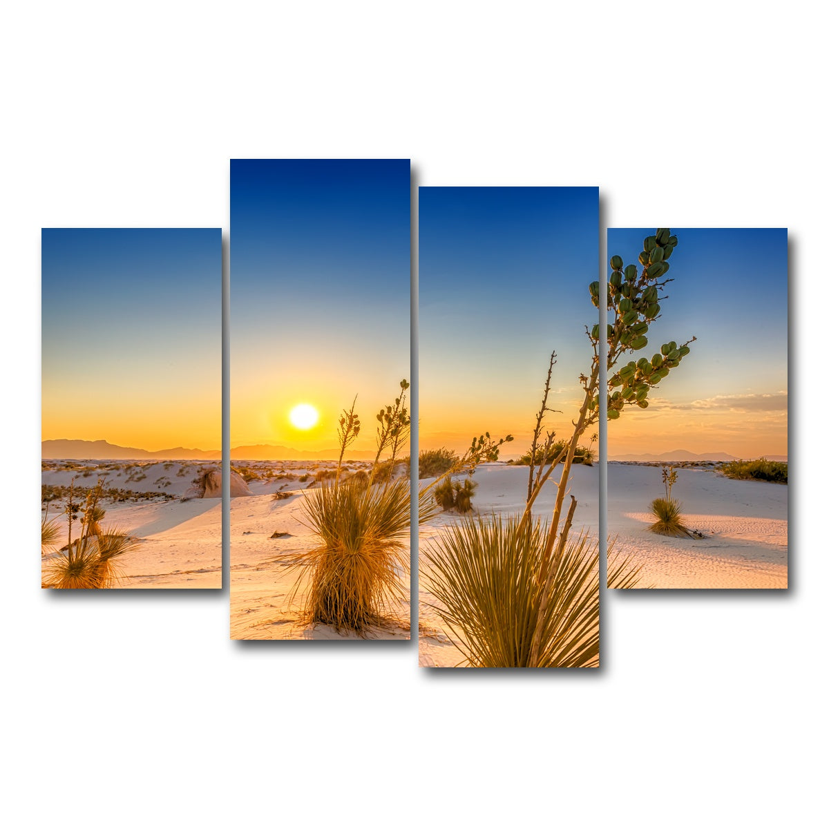 White Sands Sunset Wall Art