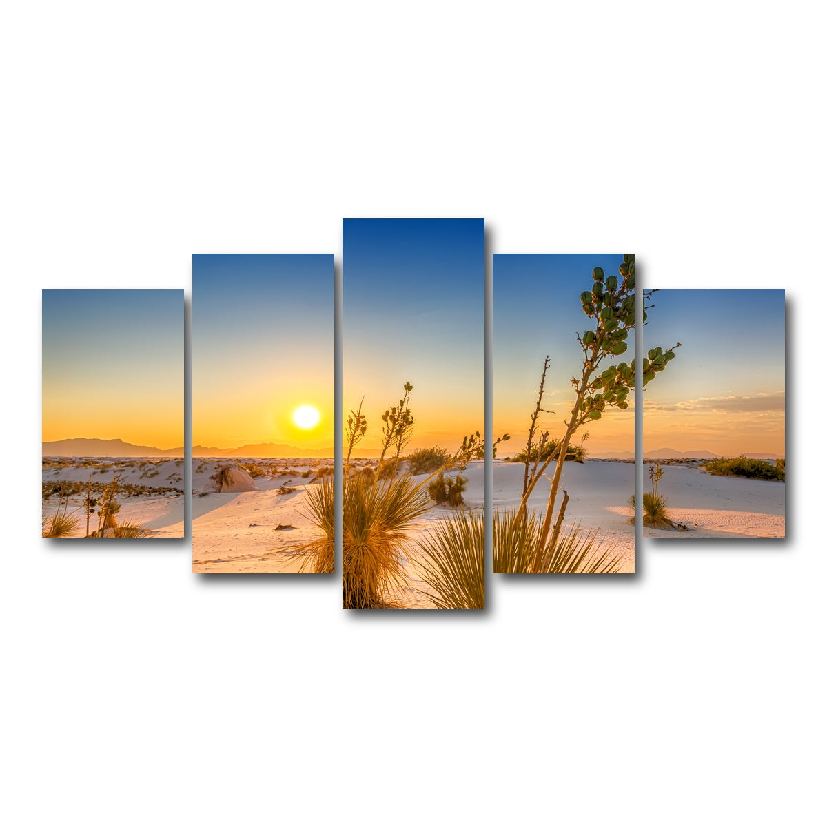 White Sands Sunset Wall Art