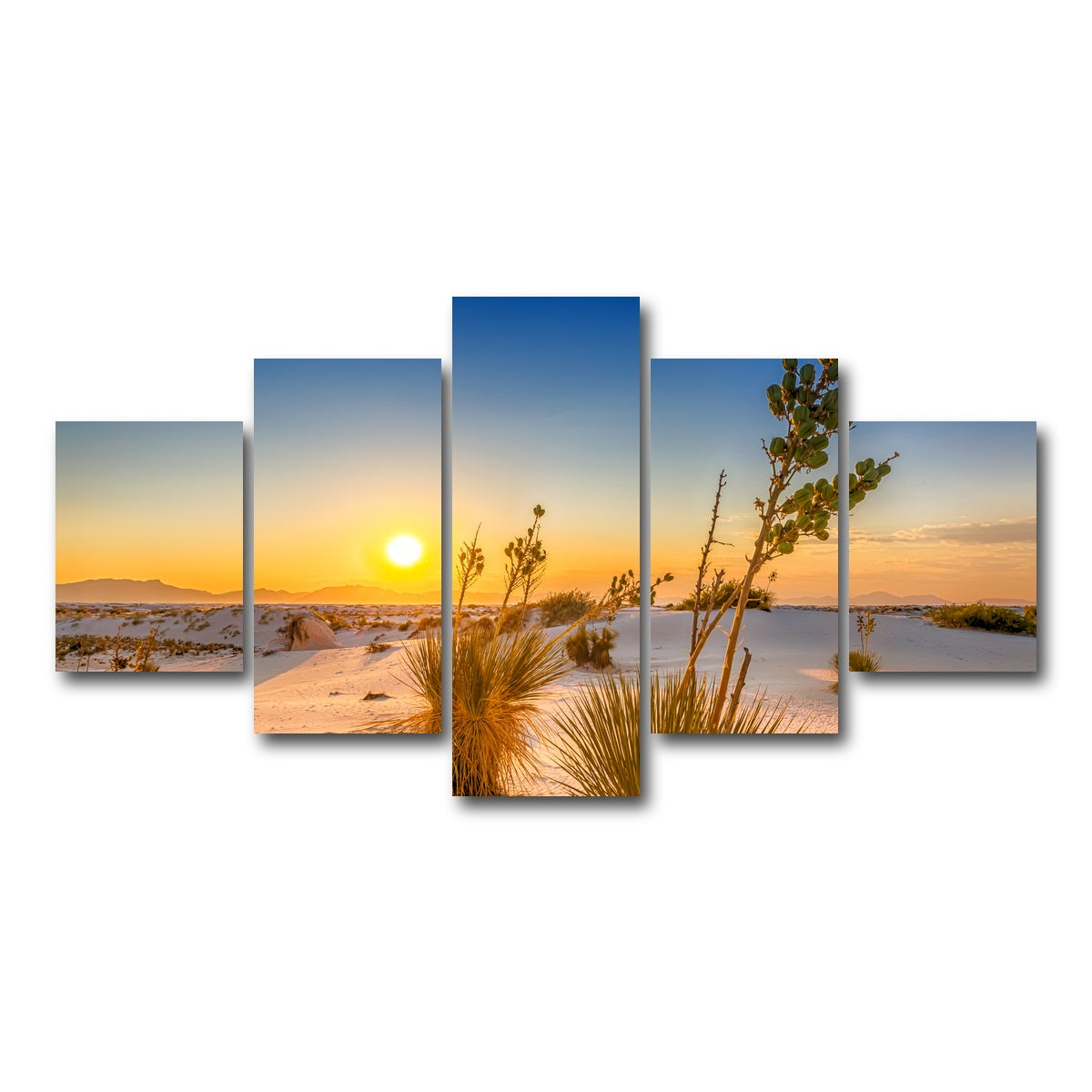 White Sands Sunset Wall Art