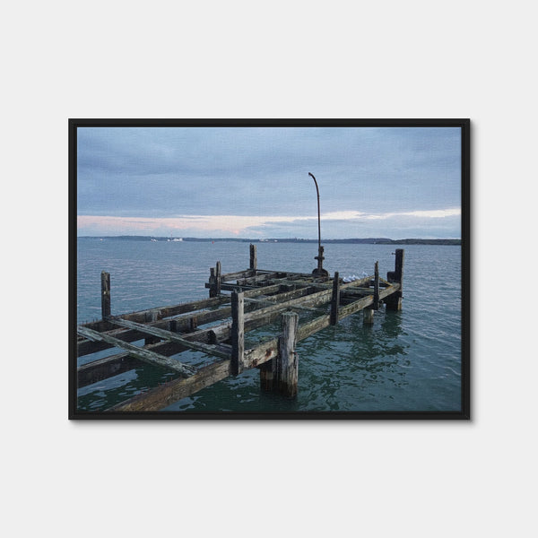 White Star Lines Pier - Cobh Ireland Wall Art — Framed Canvas Format preview