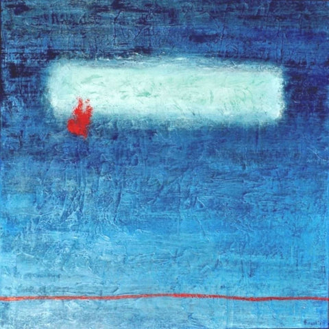 White cloud at midnight Wall Art