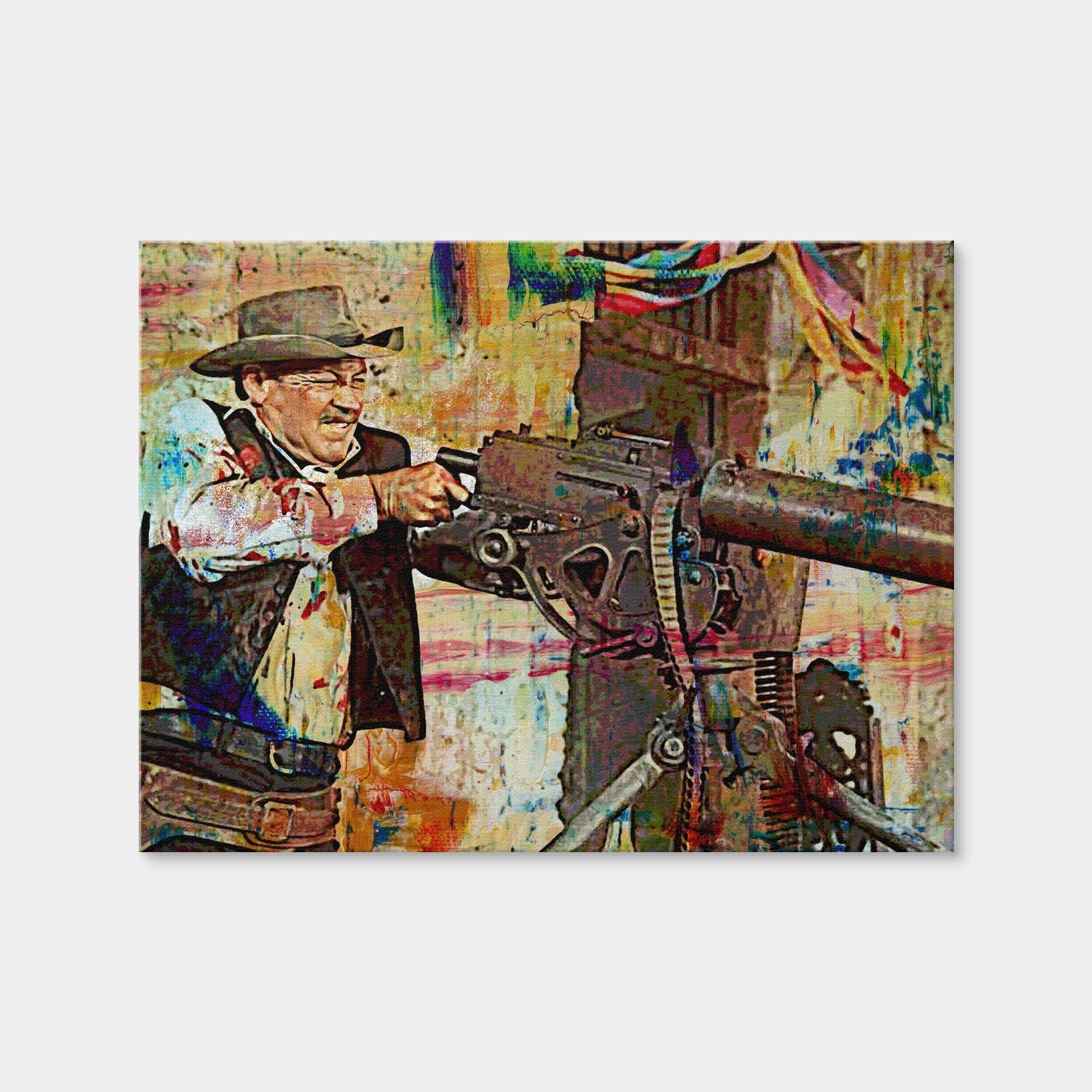AUTO-MOCKUP WHITE | Wild Bunch Shootout | 1 Piece | Gallery Wrap Canvas | group=4x3