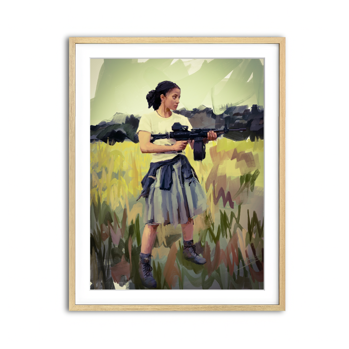 Framed Print 3x4 Natural