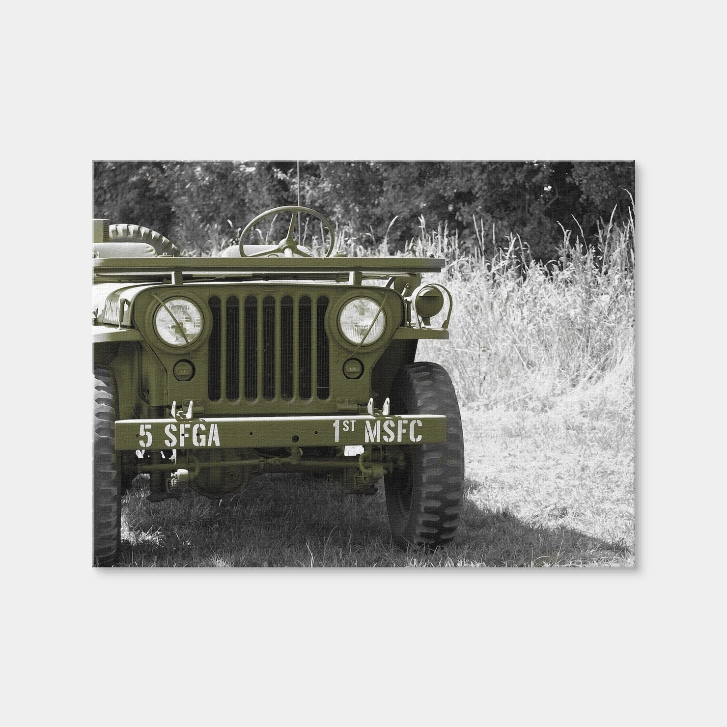 AUTO-MOCKUP WHITE | Willys Jeep | 1 Piece | Gallery Wrap | group=4x3