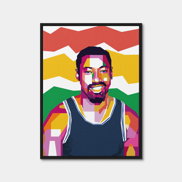 Wilt Chamberlain 2 Wall Art — Framed Canvas Format preview
