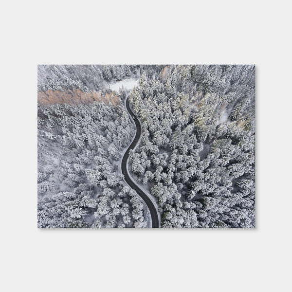 Winding Winter Wall Art — Canvas Wrap Format preview