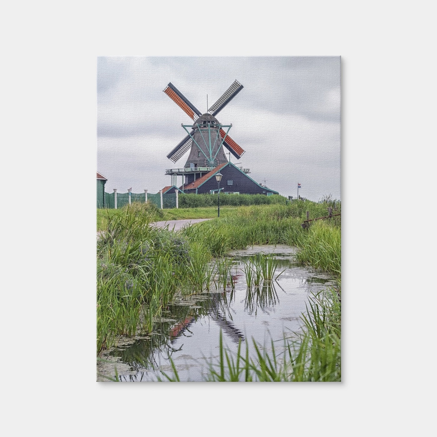 AUTO-MOCKUP WHITE | Windmill In Holland | 1 Piece | Gallery Wrap | group=3x4