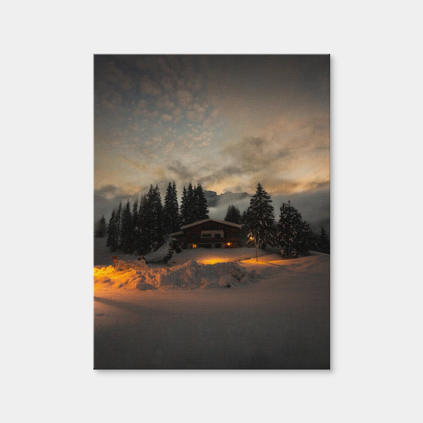 AUTO-MOCKUP WHITE | Winter III | 1 Piece | Gallery Wrap | group=3x4