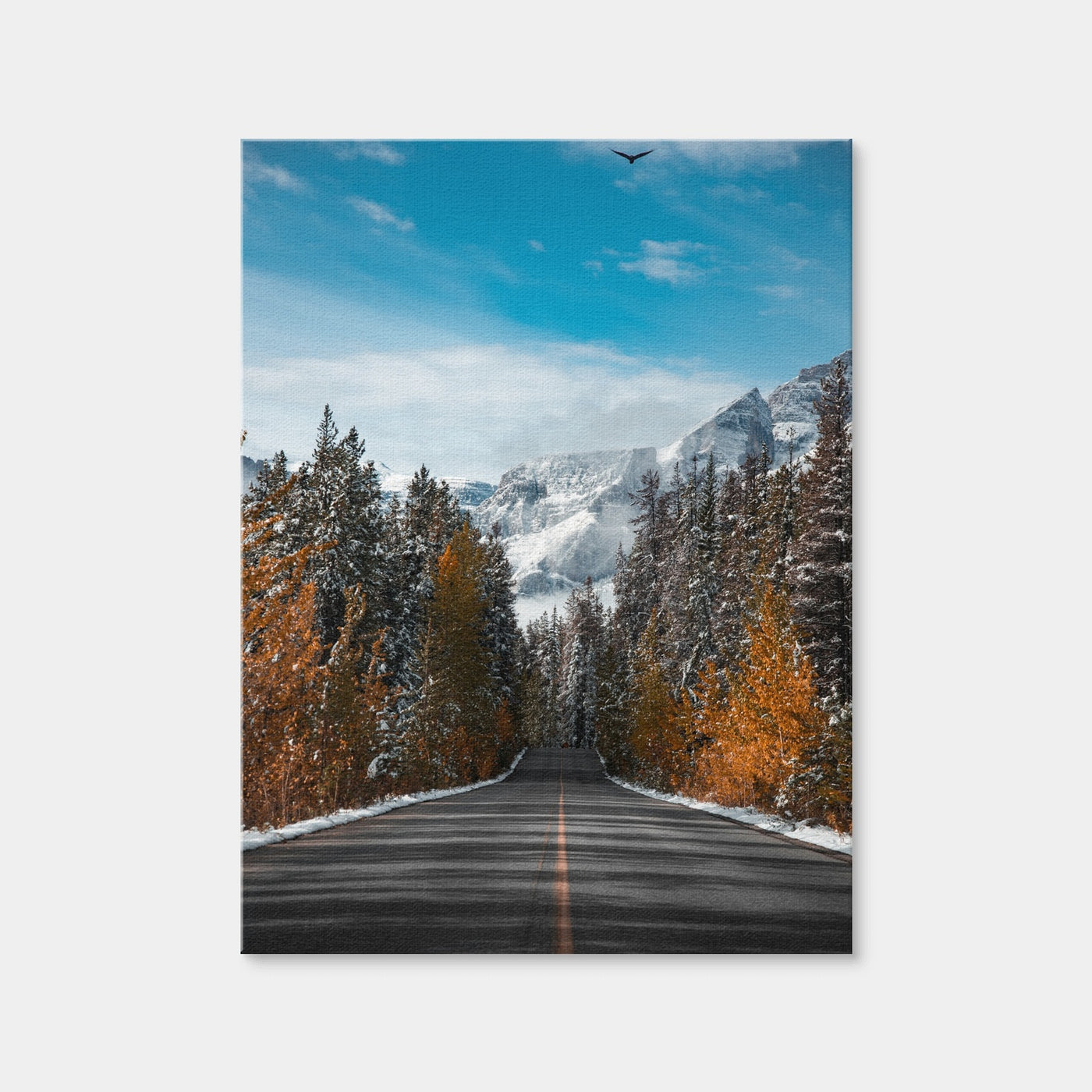AUTO-MOCKUP WHITE | Winter Road | 1 Piece | Gallery Wrap Canvas | group=3x4