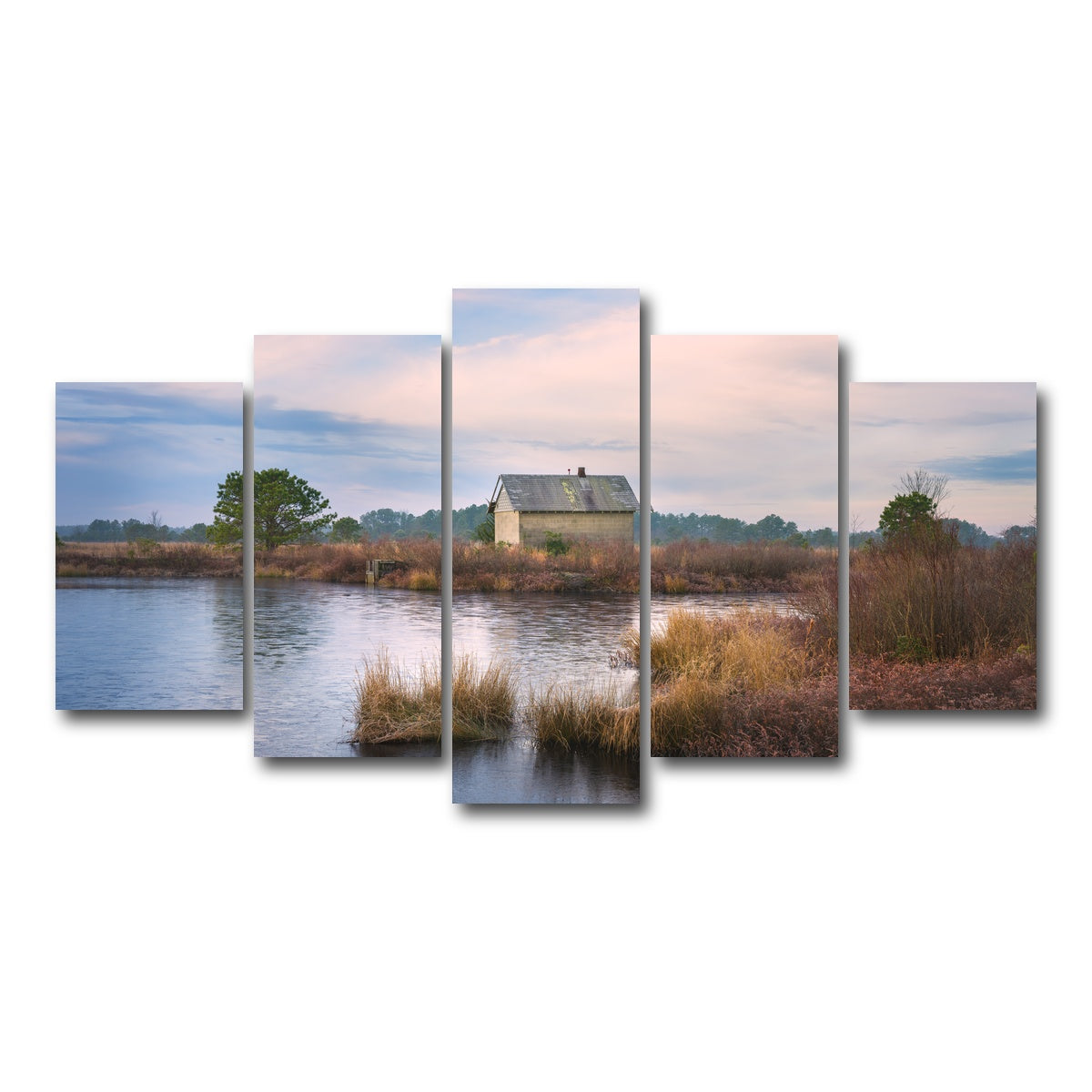 AUTO-MOCKUP WHITE | Winter Sets In | 5 Piece | Gallery Wrap Canvas | group=5_normal